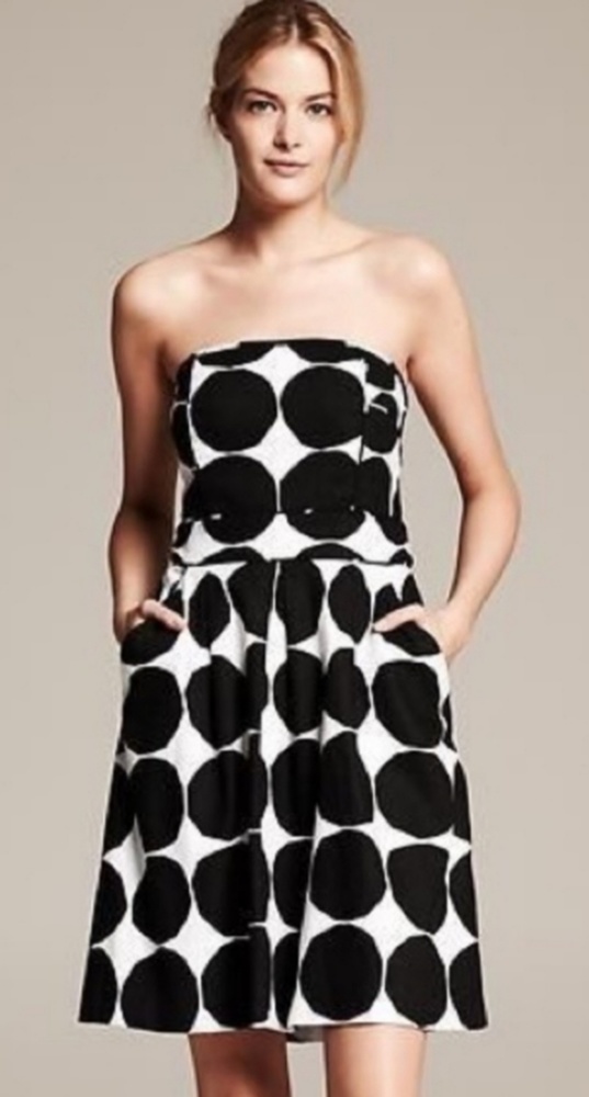 Marimekko * Banana Republic strapless dress